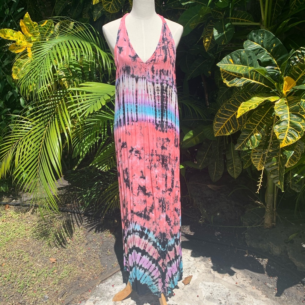 Indah tie dye maxi dress